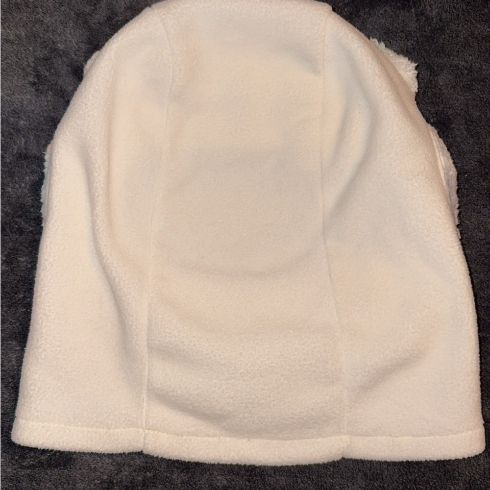The North Face Kids' Fleece Balaclava - White, Pink, Green, Gray (0-24months) - Picture 3 of 4